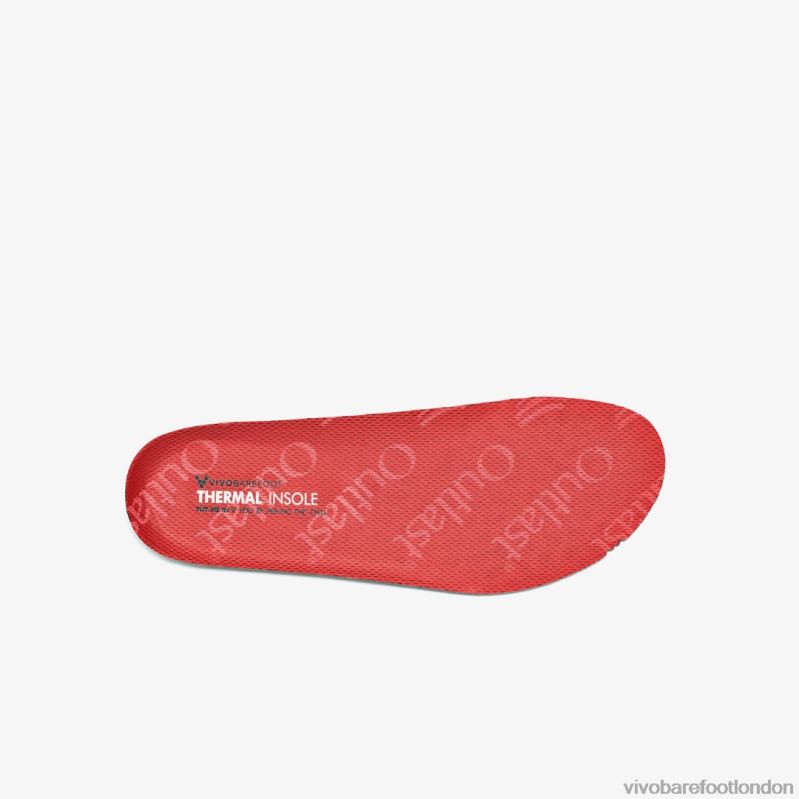 Thermal Insole Juniors Red 000VH32 Accessories Vivobarefoot Sale Red