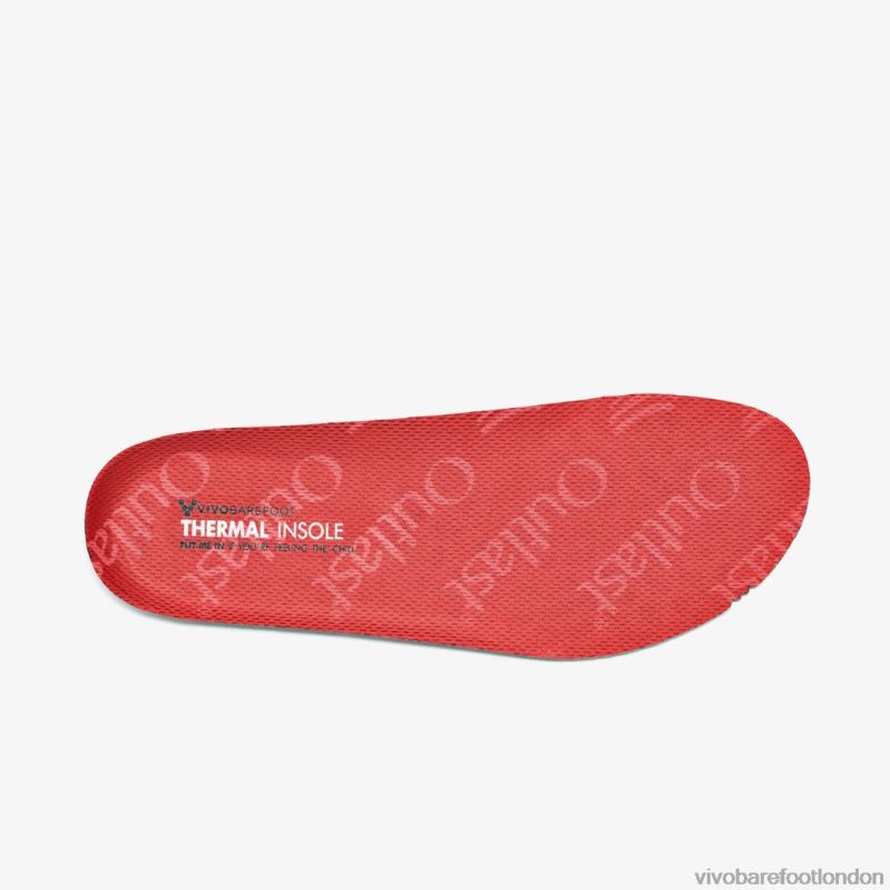 Thermal Insole Womens Red 000VH31 Accessories Vivobarefoot Sale Red