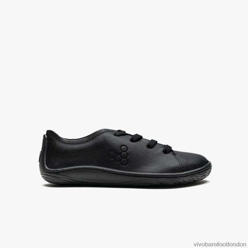 Addis School Kids Black 000VH219 Kids Vivobarefoot Shoes Black