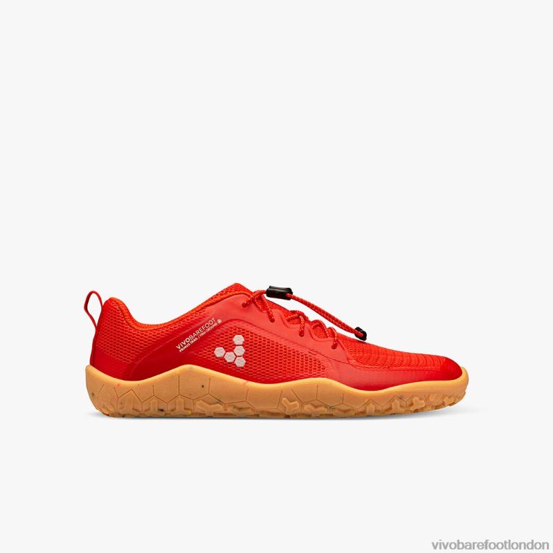 Primus Trail II Fg Juniors Fiery Coral 000VH303 Kids Vivobarefoot Shoes Coral