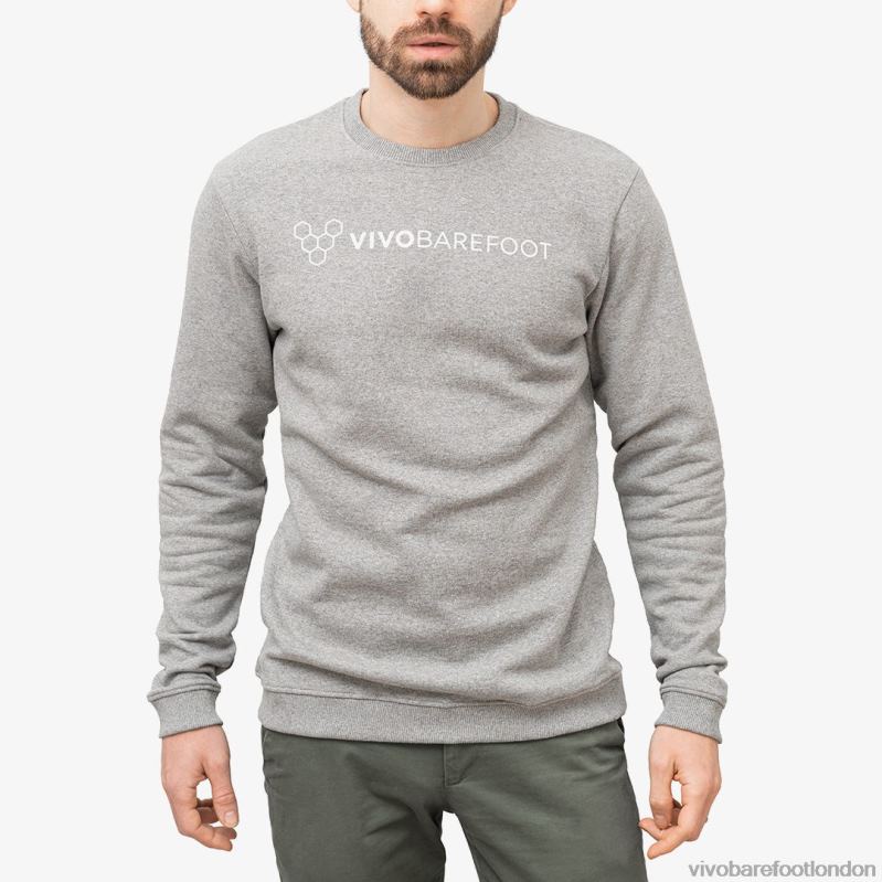 Rapanui Sweatshirt Mens Grey 000VH110 Men Vivobarefoot Sale Grey