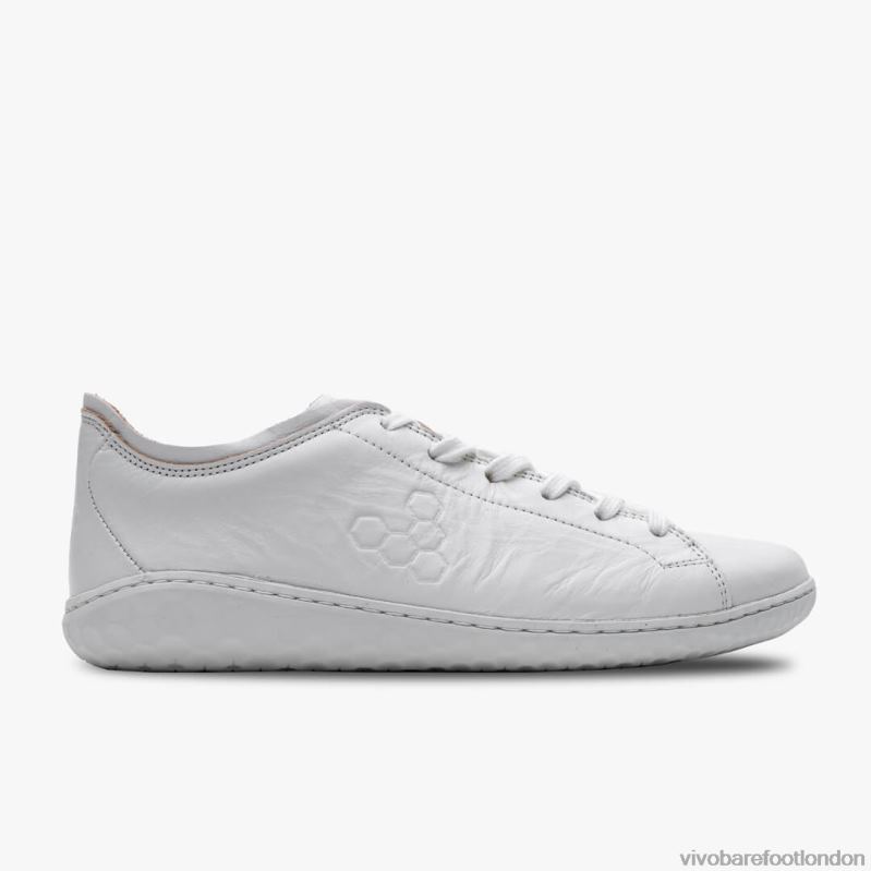 Bright White Geo Court III Womens 000VH308 Women Vivobarefoot Shoes White